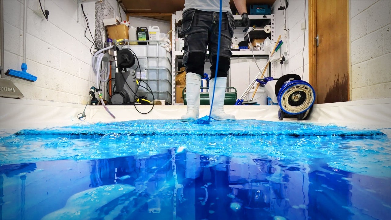 From DARK, MATTED Chaos to Crisp Squares & Rectangles. Satisfying ASMR Carpet Cleaning.