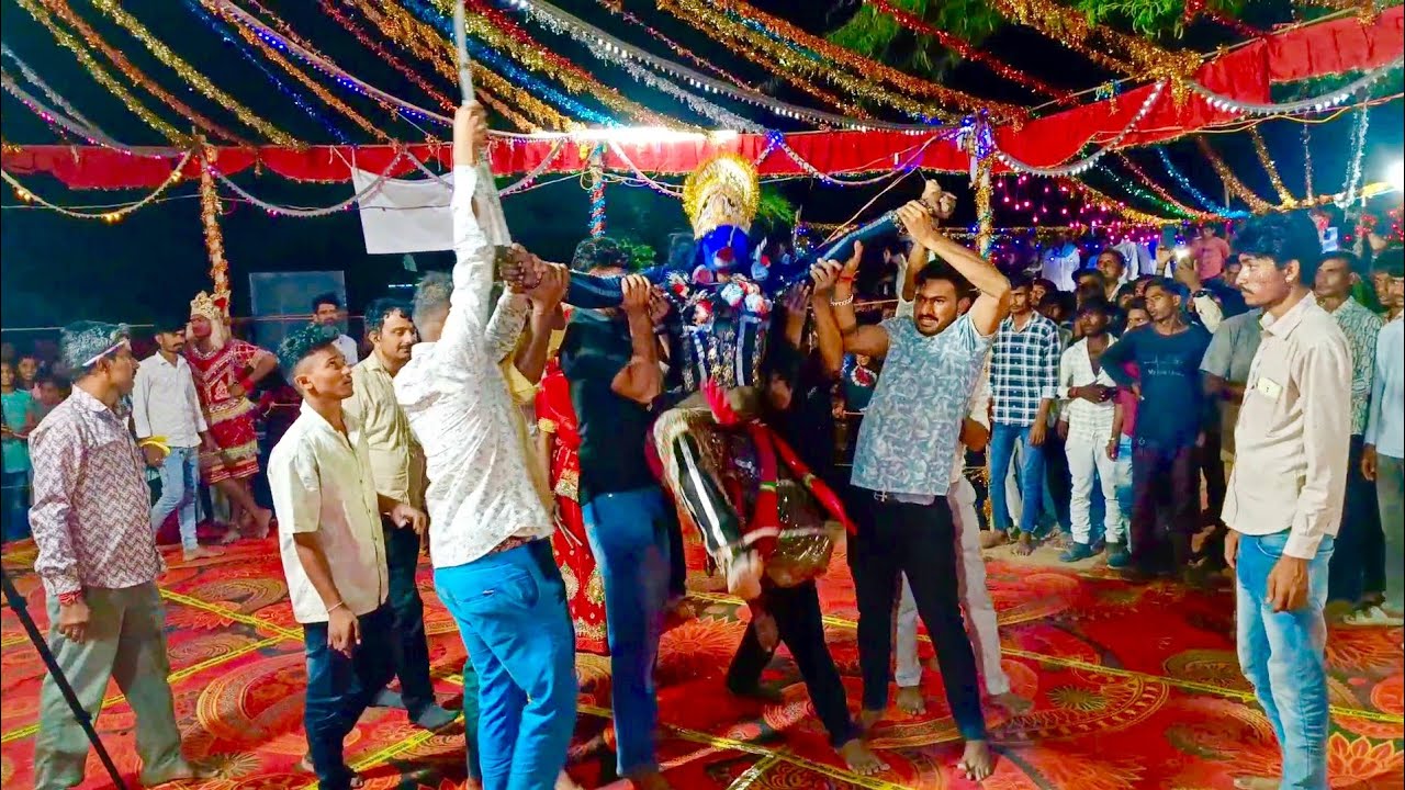 महाकाली का प्रकोप भयभीत हुए लोग 😱🫣 || Dantiwas kalka mata parvesh || Dantiwas Live Garba 