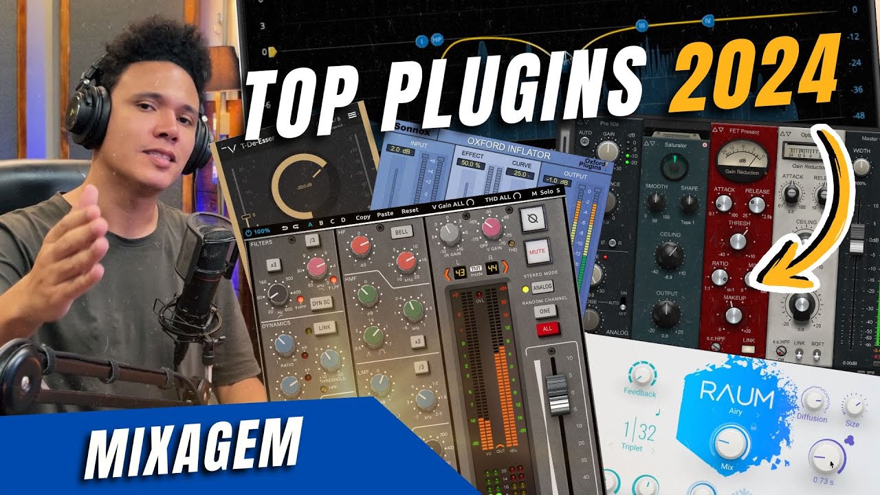 TOP PLUGINS PRA MIXAGEM QUE MAIS TO USANDO EM 2024