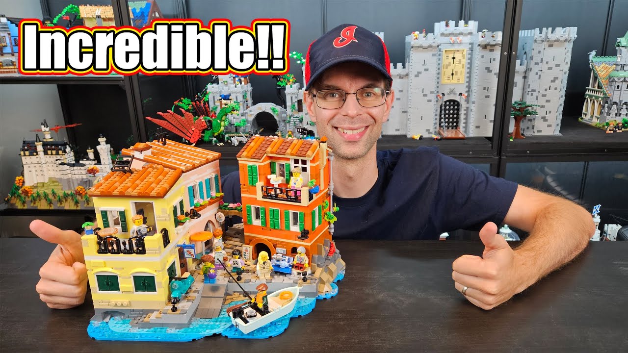 An Elite Build!  Lego Ideas Italian Riviera Review (Set 21359)