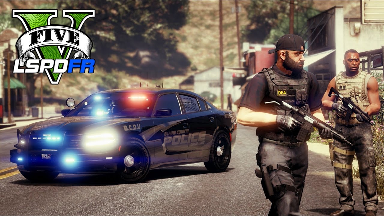 GTA 5 - LSPDFR Ep169 - DEA Drug Enforcement Partner Patrol!!