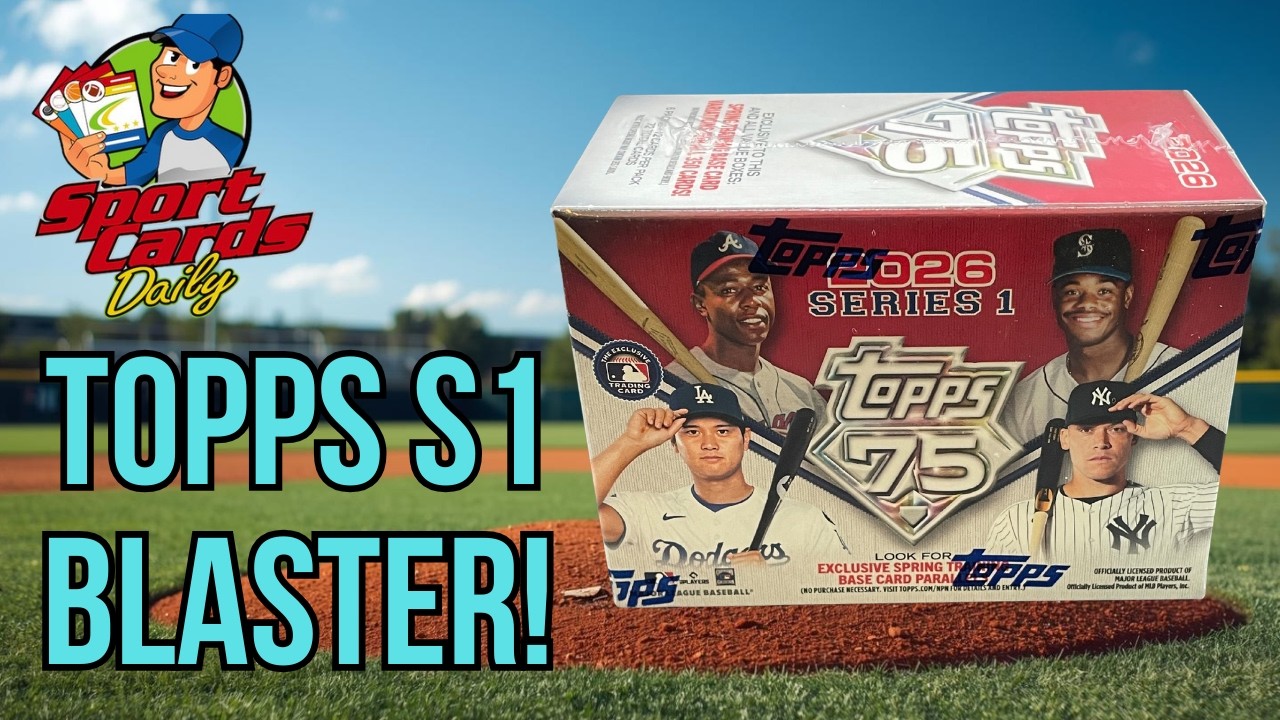 Распаковка коллекционной коробки Topps Series 1 Blaster Box 2026 года — оправдала ли себя розничн...