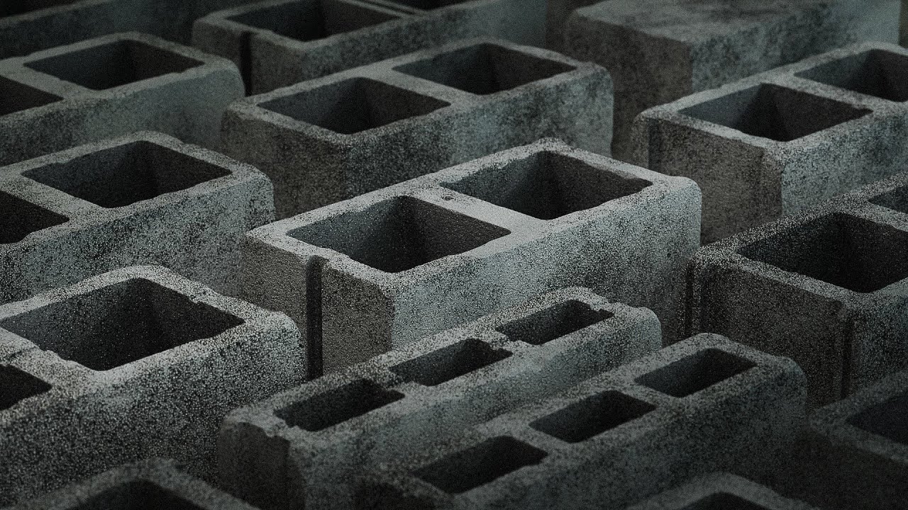 Как сделать реалистичные шлакоблоки в Blender | Урок для начинающих