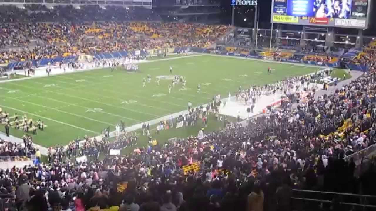 2014 Pitt vs Virginia Tech Sweet Caroline Lets Go Pitt