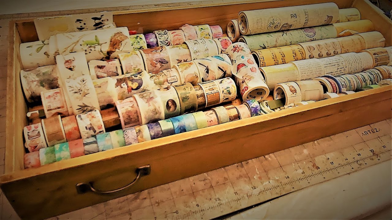 Organize With Me! Craft Room Organization Friday! The WASHI TAPE Drawer! The Paper Outpost! :)