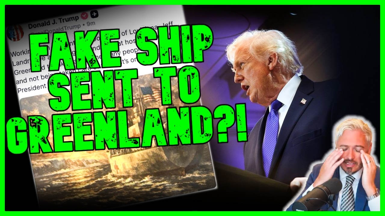 ‘HE’S LOSING IT’: Trump COMPLETELY MAKES UP Hospital Boat To Greenland As Concern EXPLODES