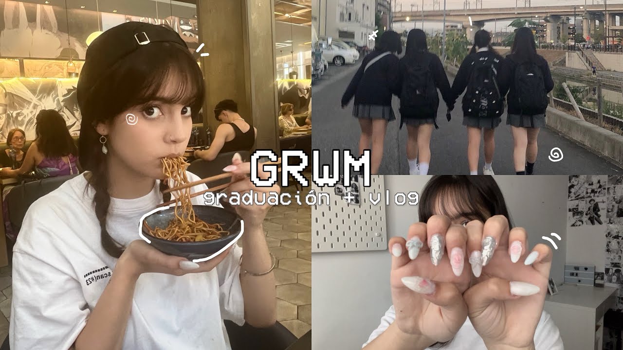 GRWM para mi graduación 🐙 (vlog)