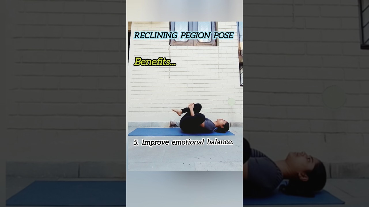 Reclining pigeon pose|| steps || benefits|| 