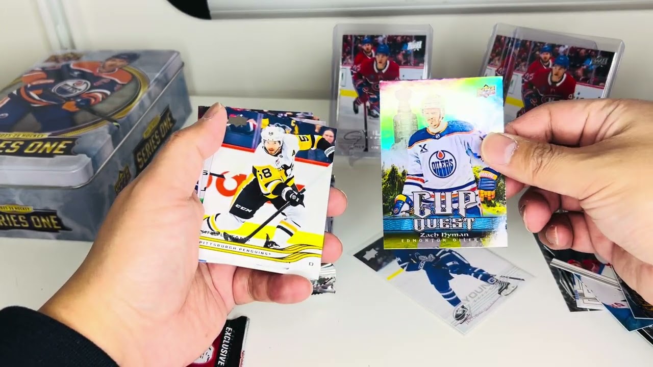 What are the chances of getting a Demidov Young Guns card 3 times in a row?? 2025-26 UD Series 2 Tin