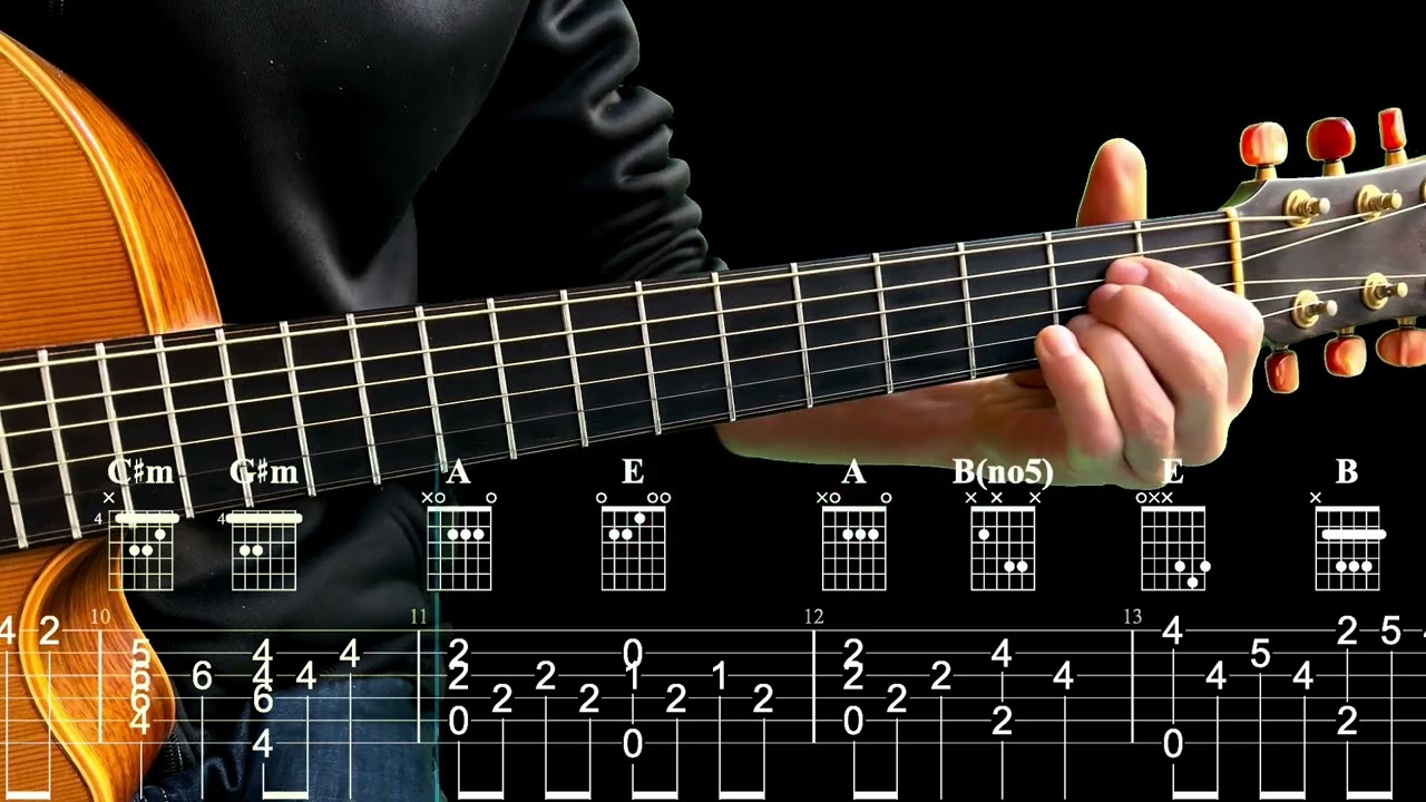 E major chord progress