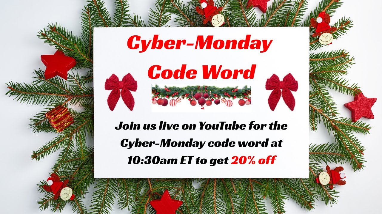 Cyber-Monday Code Word Reveal