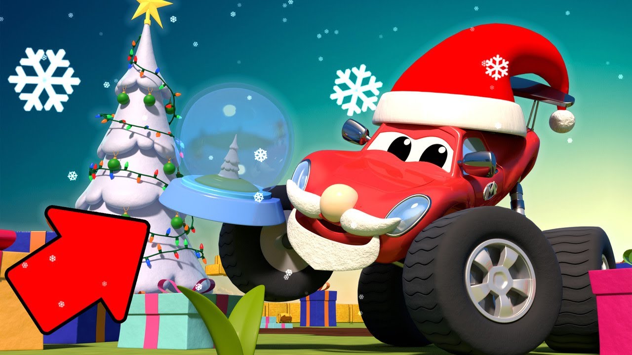 Monster Město -  Vánoční animáky - Nečekaný dárek | Monster truck animáky