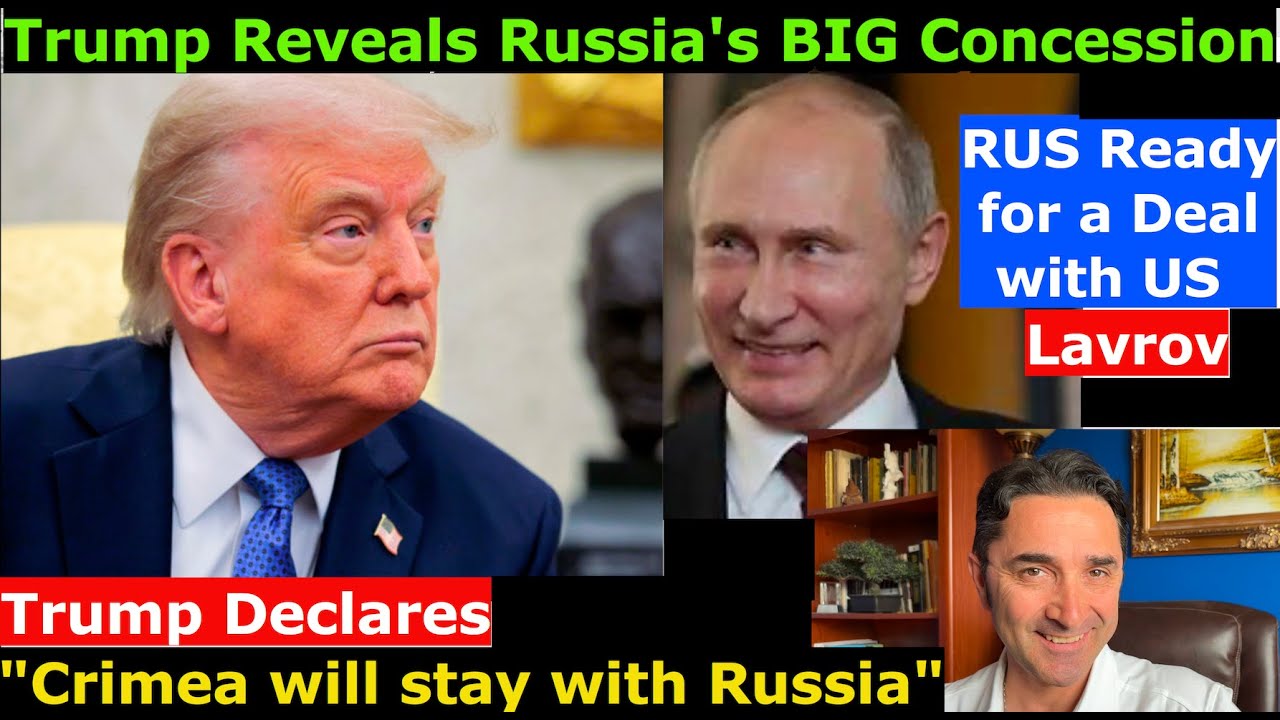 Trump: That's Russia's BIG Concession in Ukr. Crimea will stay with RUS.Ukr must cede land-Klitschko