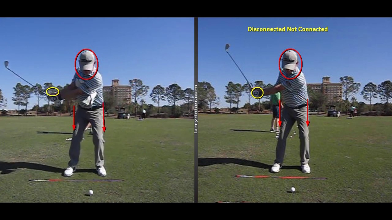 Upper Core Swing-Disconnected NOT Connected