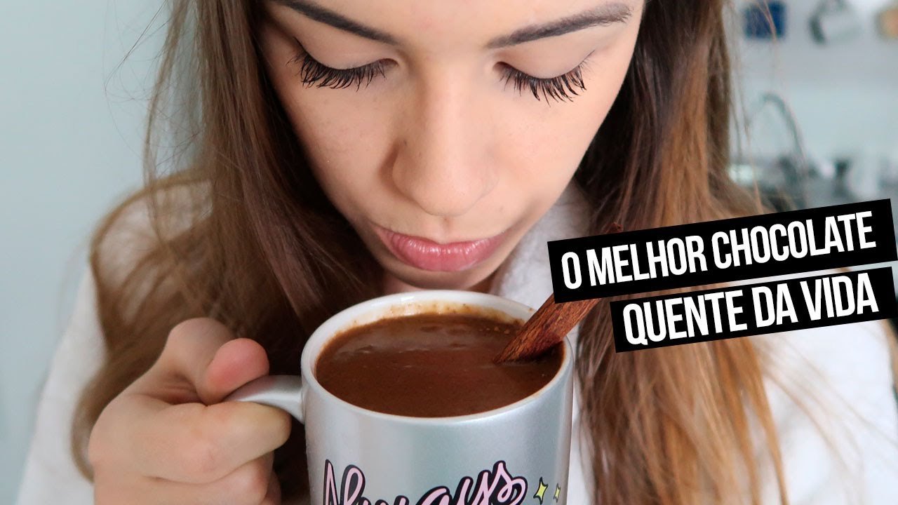 CHOCOLATE QUENTE CREMOSO E VEGANO | #cabideFIT
