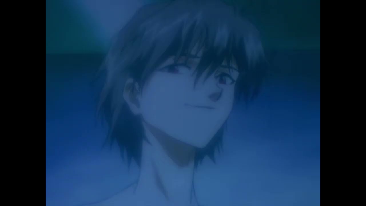Neon Genesis Evangelion Ep 24 - Bathroom Scene (Original ADV English dub)