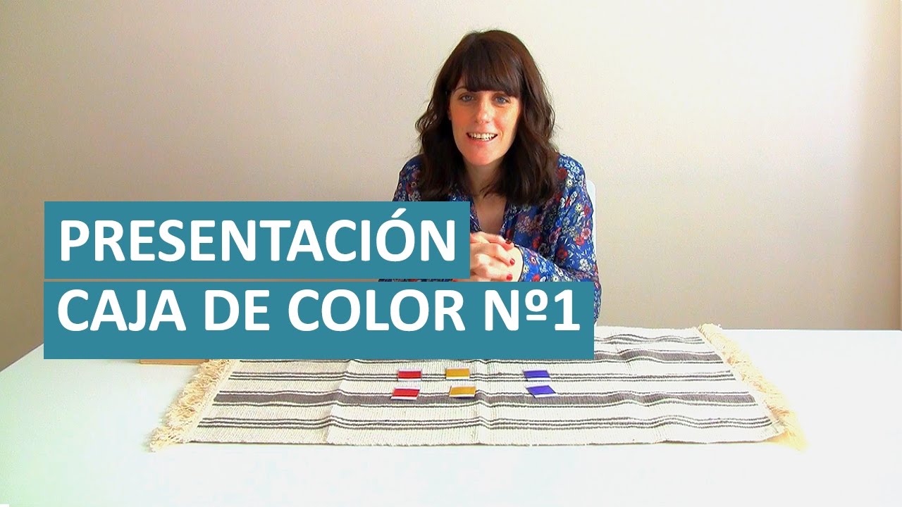 Aprender Los Colores - Presentación Caja de Color N1 Actividades Montessori