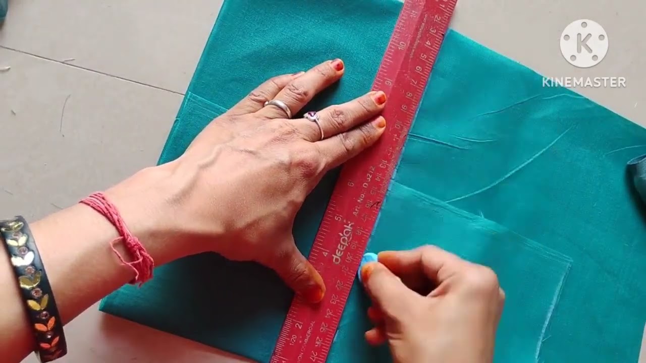 Princess cut blouse ki cutting and stitching 😊😍#youtube #blouse #trending 