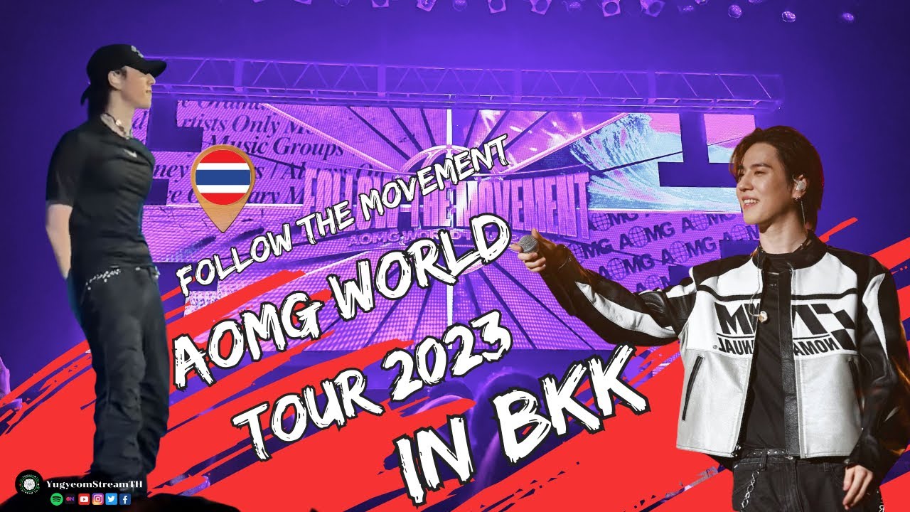 YUGYEOM Follow the movement AOMG WORLD TOUR 2023 in BKK