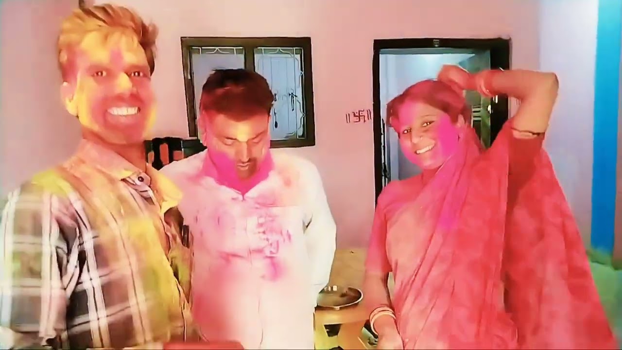 🆕🆕🔝✅होली का फुल ब्लॉग विडियो देखें 🎊🎊🎁 #vlogger #minivlog #funny #होली