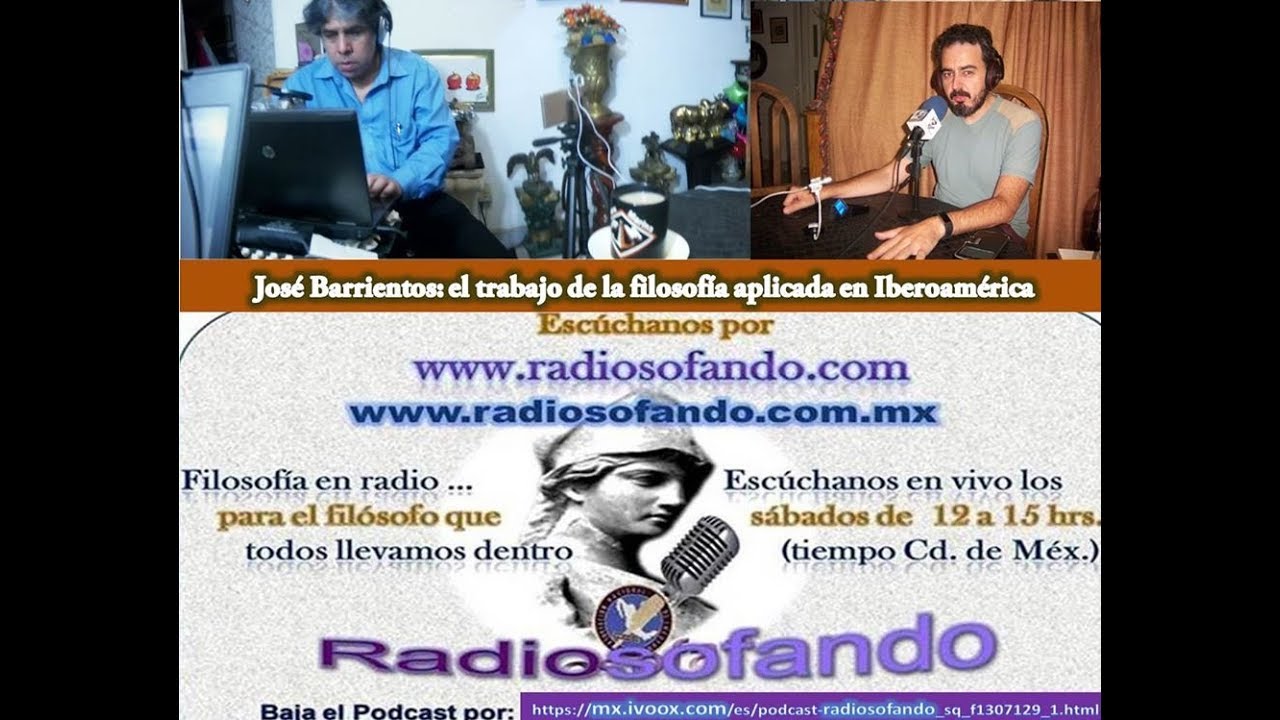 Entrevista Dr  en Filosof&iacute;a Jos&eacute; Barrientos, Filosof&iacute;a Aplicada