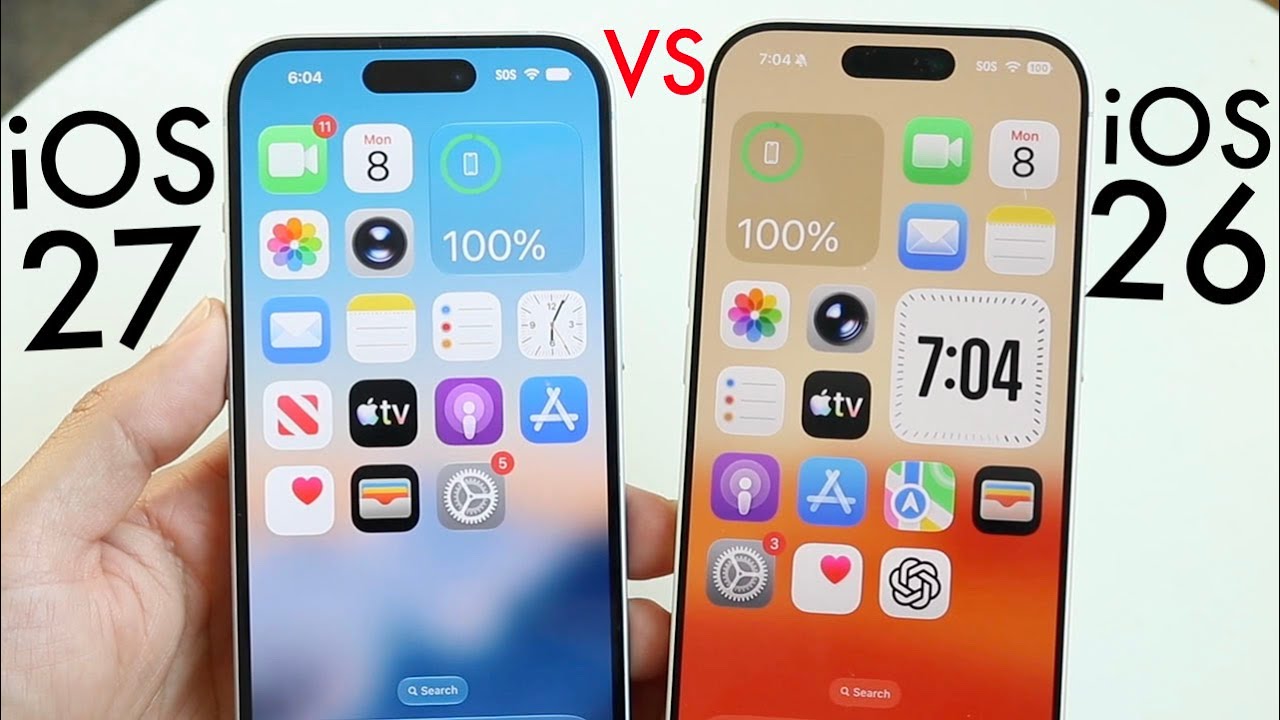 iOS 27 против iOS 26: ГЛАВНЫЕ изменения, которые стоит увидеть!