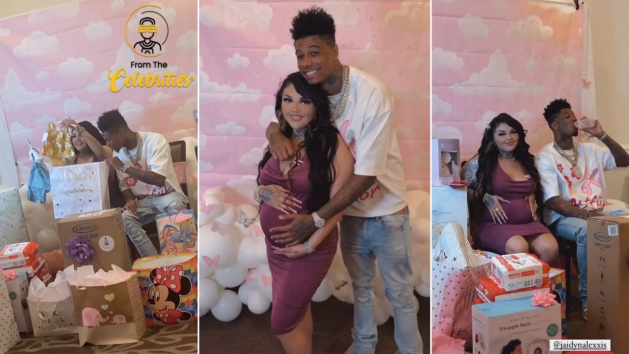 Blueface & Jaidyn Alexis Host A Beautiful Baby Shower For Their 2nd Child! 👼🏽