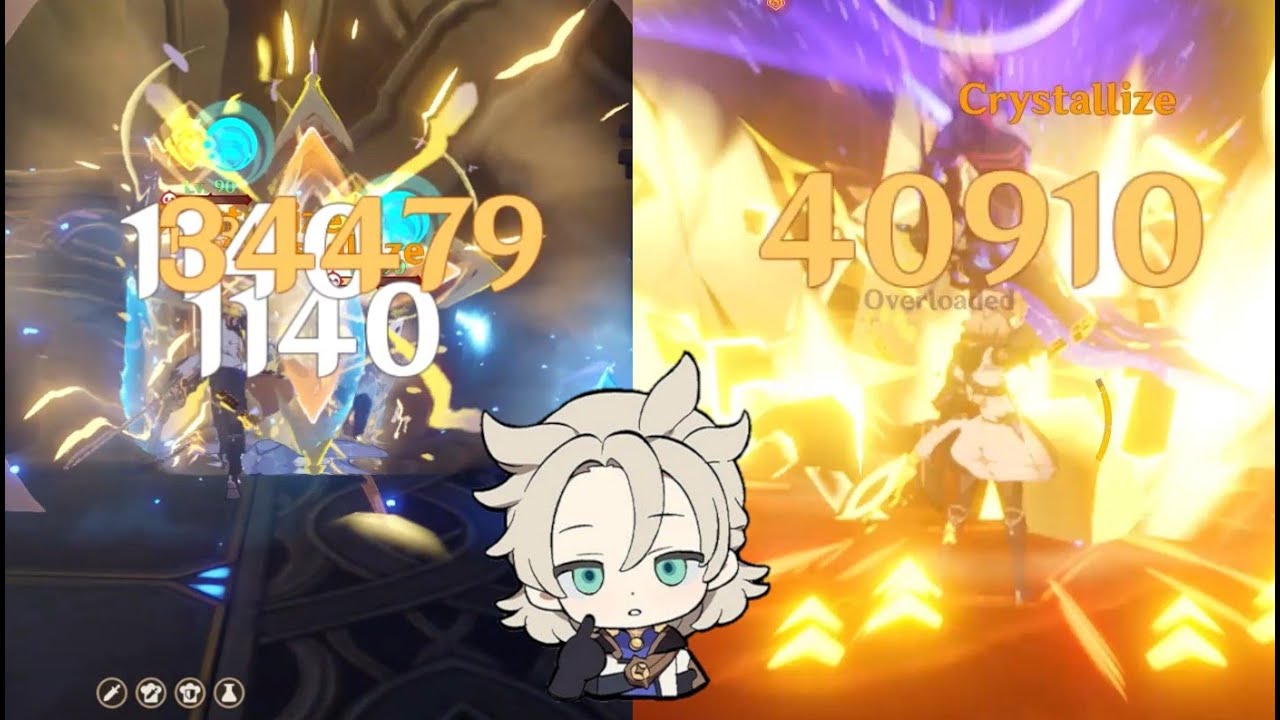 Albedo Showcase (after almost a year of farming) | Genshin Impact