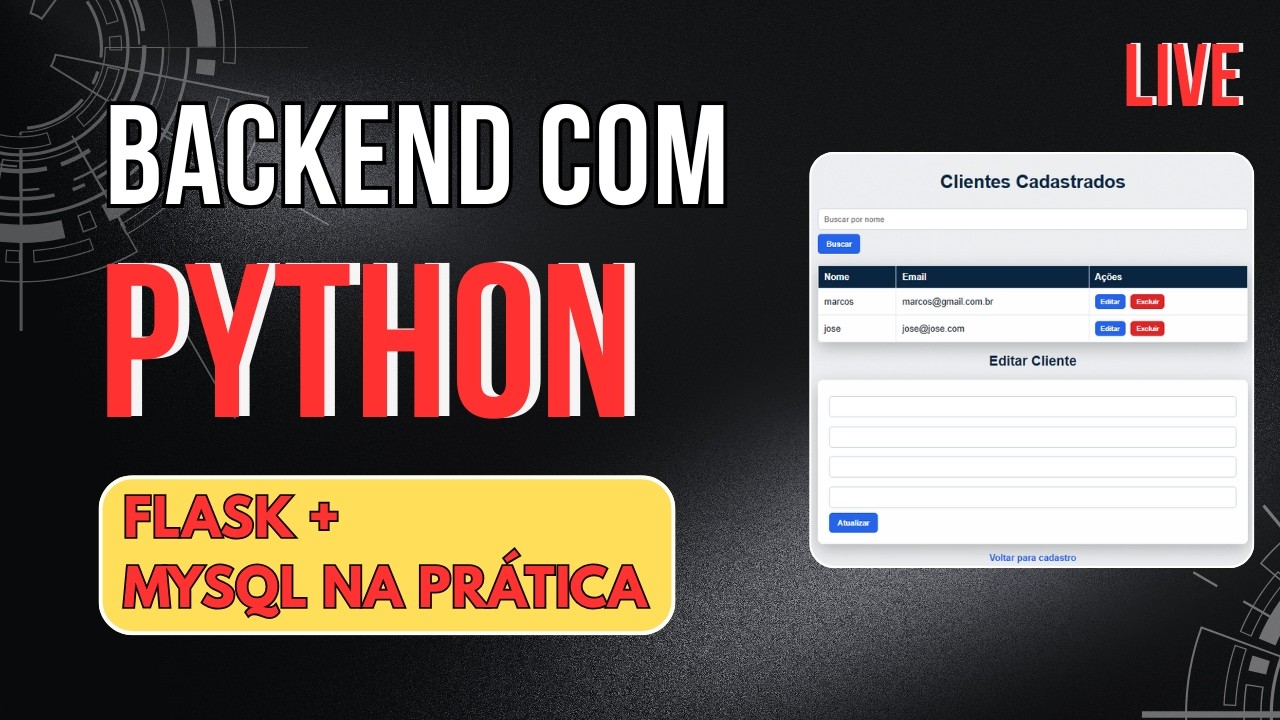 Backend com Python na Prática | API REST com Flask + MySQL (CRUD Completo)