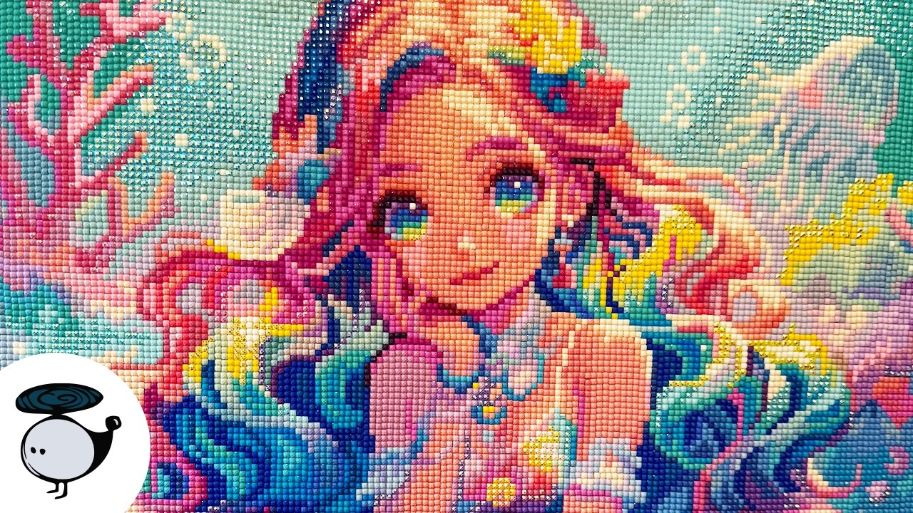 Diamond Painting Review: Mermaid Sweetie from Dreamer Designs