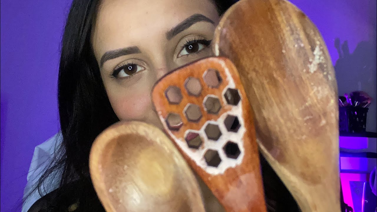 Asmr: qual colher você escolhe?(sons de boca bem molhados) #sonsdeboca #asmr