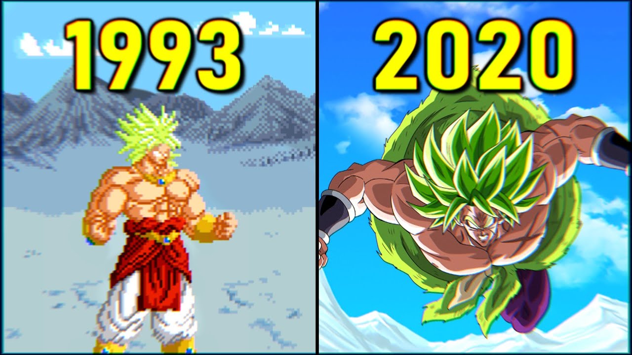 Evolution of Broly (1993-2020)