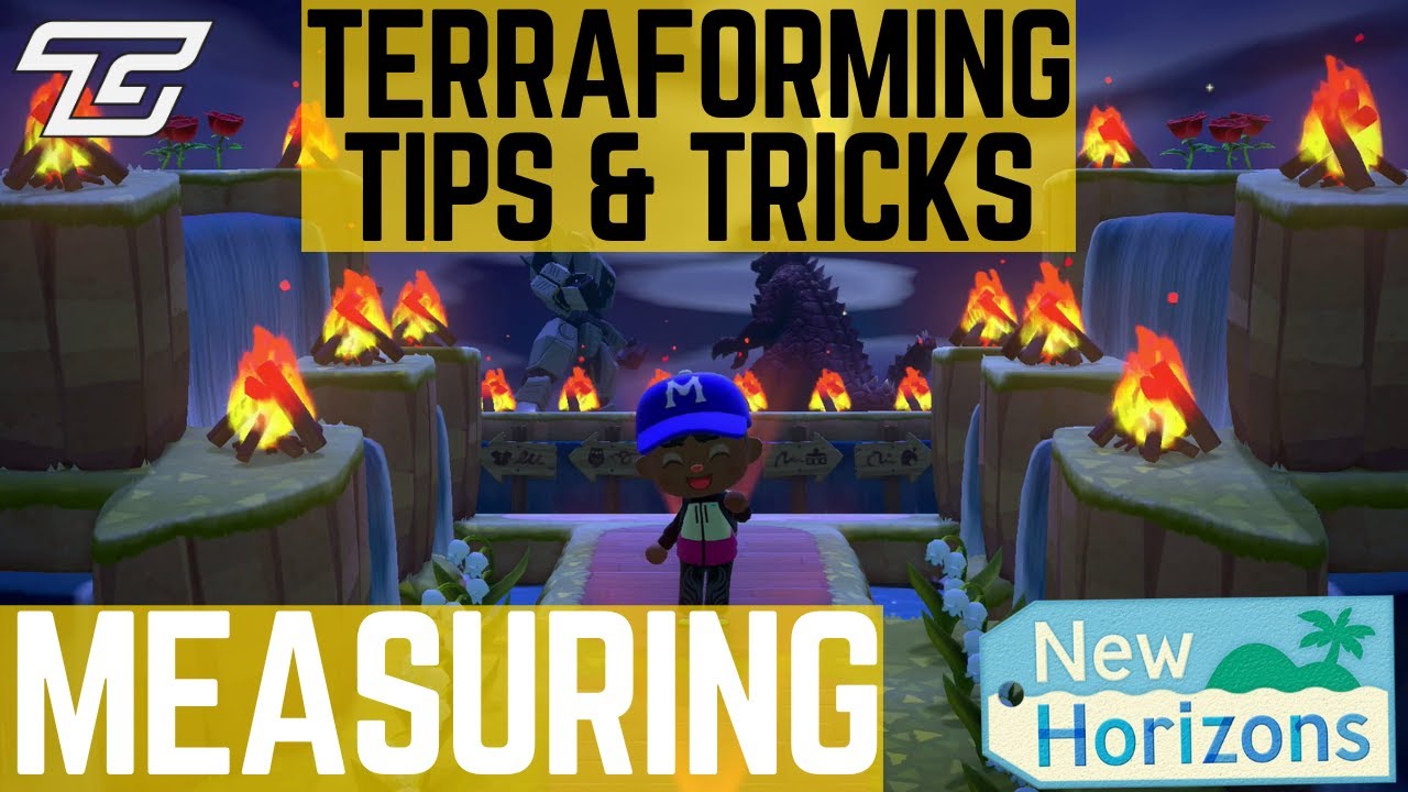 TERRAFORMING TIPS AND TRICKS (EP.01) MEASURING! Animal Crossing: New Horizons