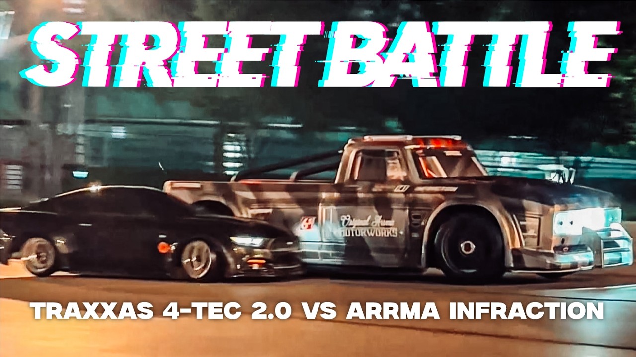 RC Street Battle – Arrma Infraction vs Traxxas 4-Tec | Cinematic Drift Showdown