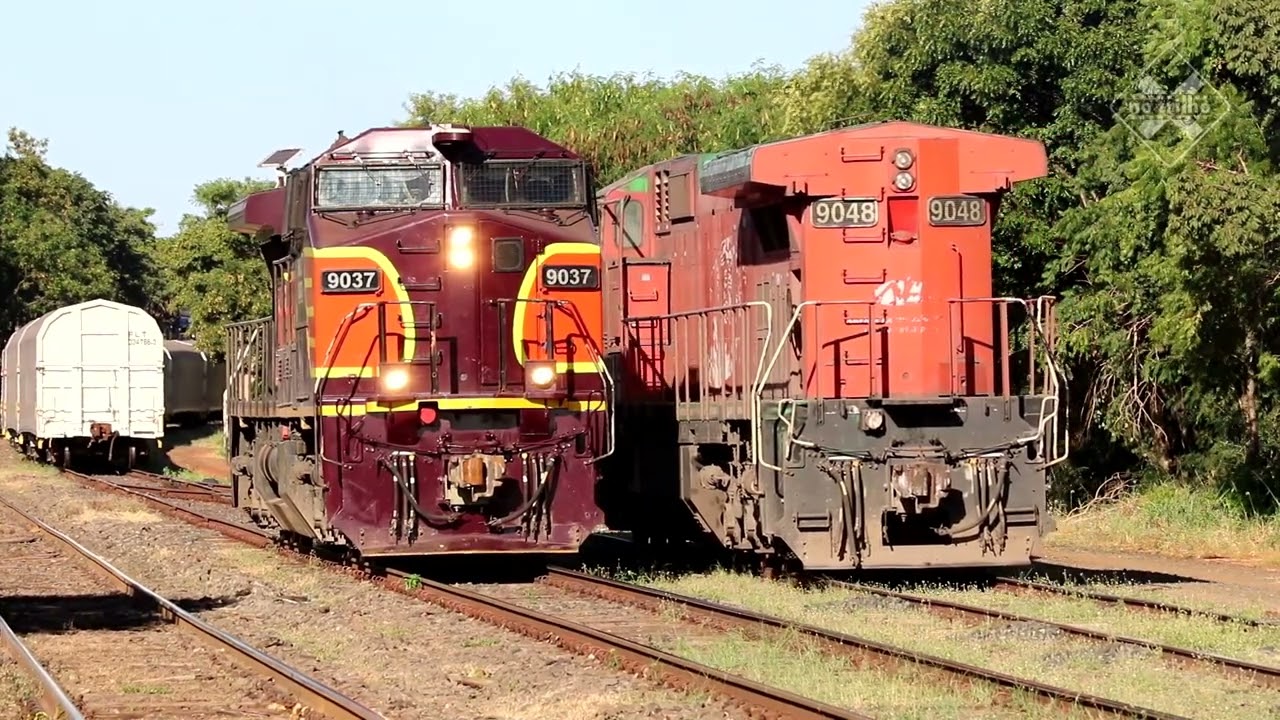 Manobras de Locomotivas em Santa Fé do Sul, Dash 9 Araraquara