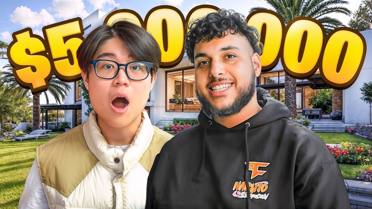 DIG $5,000,000 Fortnite Pro-AM House Tour! Ft. Faxuty