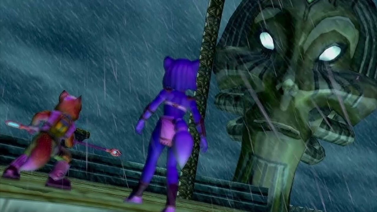 Krazoa God Changes Into Andross (Before going for the Arwing) - Star Fox Adventures (OST)