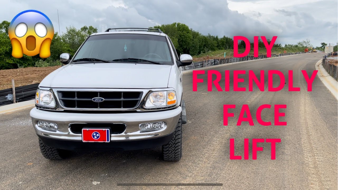1998 Ford Expedition/ How To Give Your Truck A Face Lift The Easy Way/ Thez Nutz Garage Episode #73