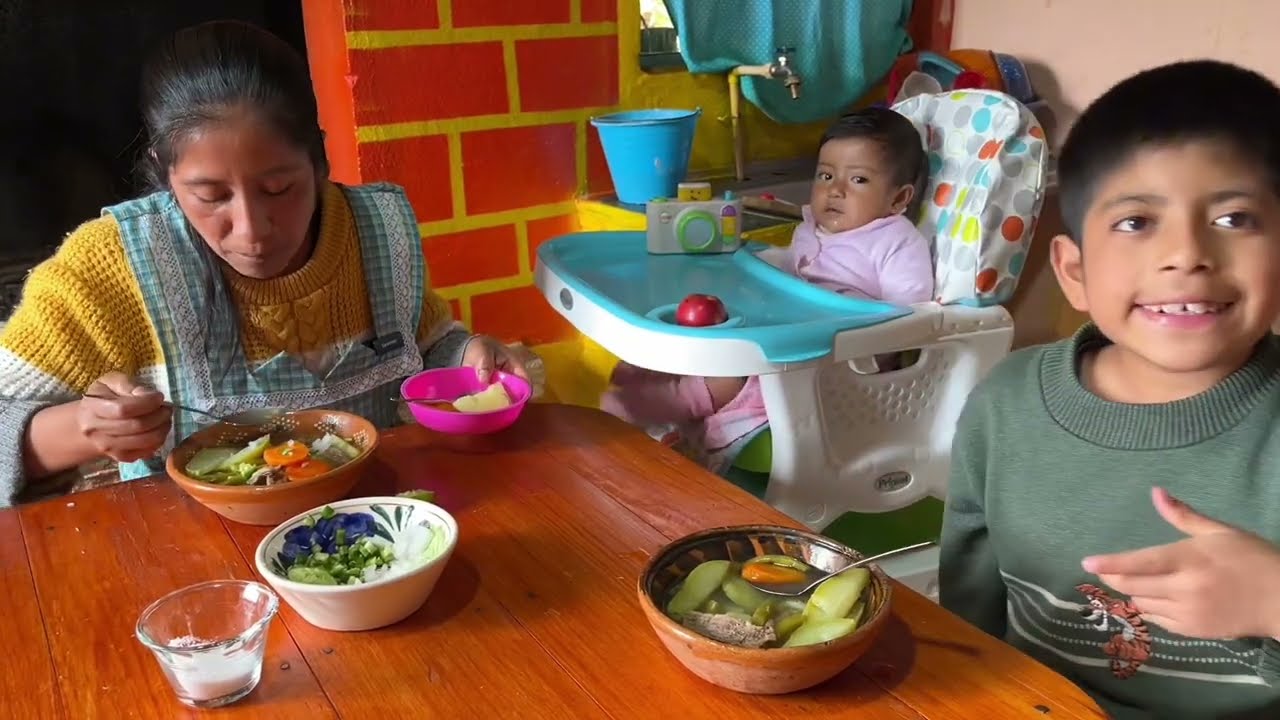 Pasó bonito rato en familia les prepare caldo de res como les gusta