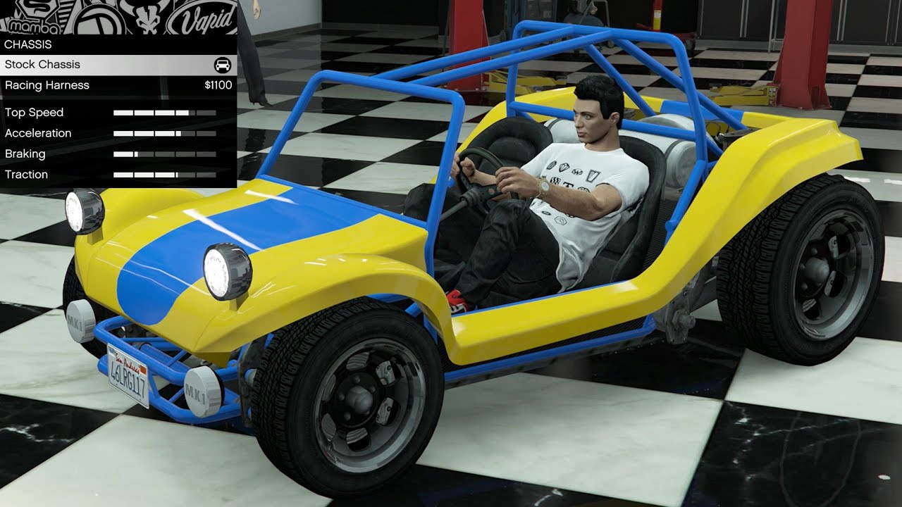 GTA 5 - Кастомизация транспорта из прошлых DLC - BF Bifta (Meyers Manx Dune Buggy)