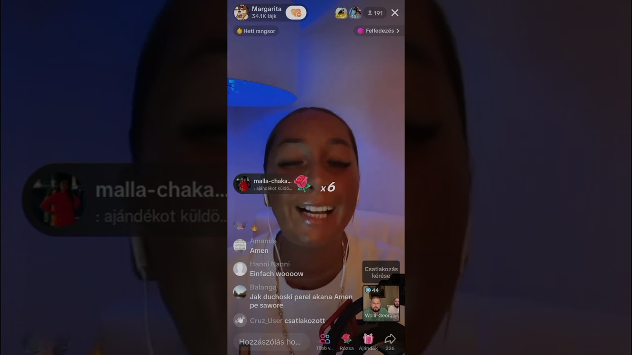 Margarita Tiktok live Jag anda cheri 🙌🔥 worship night 2023