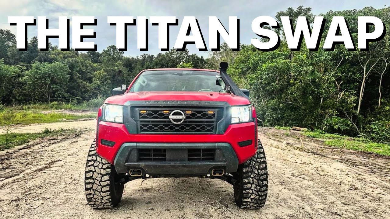 Full walk around of my TITAN SWAPPED 2022 Nissan Frontier.