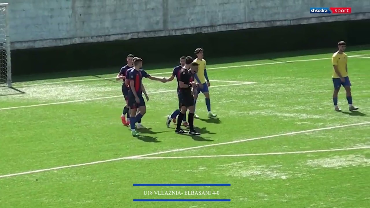 GOLAT E NDESHJES U18 VLLAZNIA  ELBASANI 4-0 (Gerald Kubazi 2, Seralb Hotaj, Sabion Bizi)