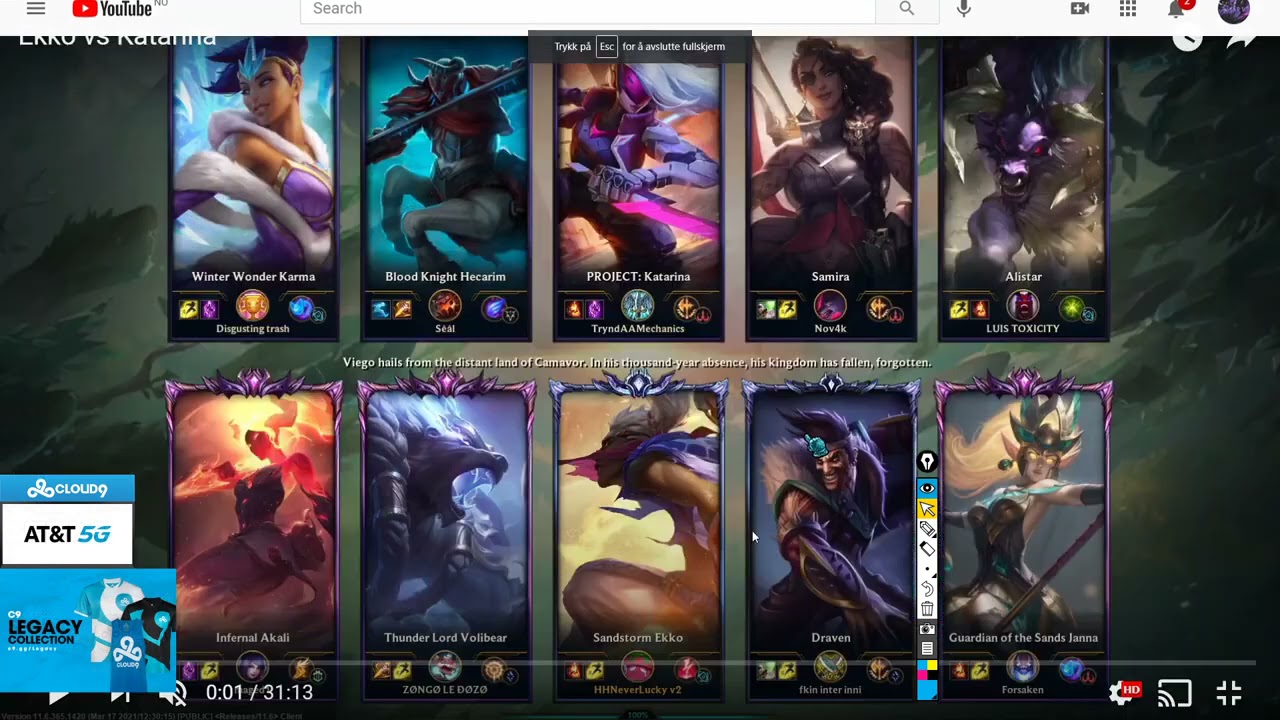 My Ekko coaching session with Veigar v2