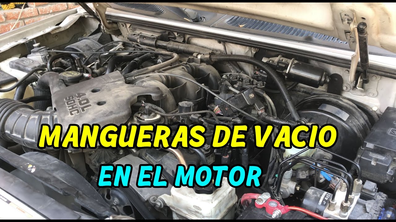 Te Muestro Las Mangueras De Vacio Del Motor 4.0 SOHC De Tu Ford Explorer /Sport Trac/ Ford Ranger