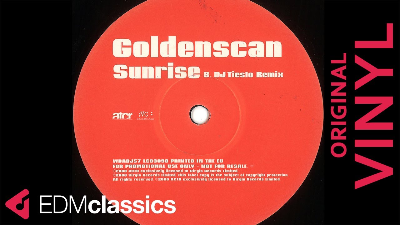 Goldenscan - Sunrise (DJ Tiesto Remix) (2000) - VINYL