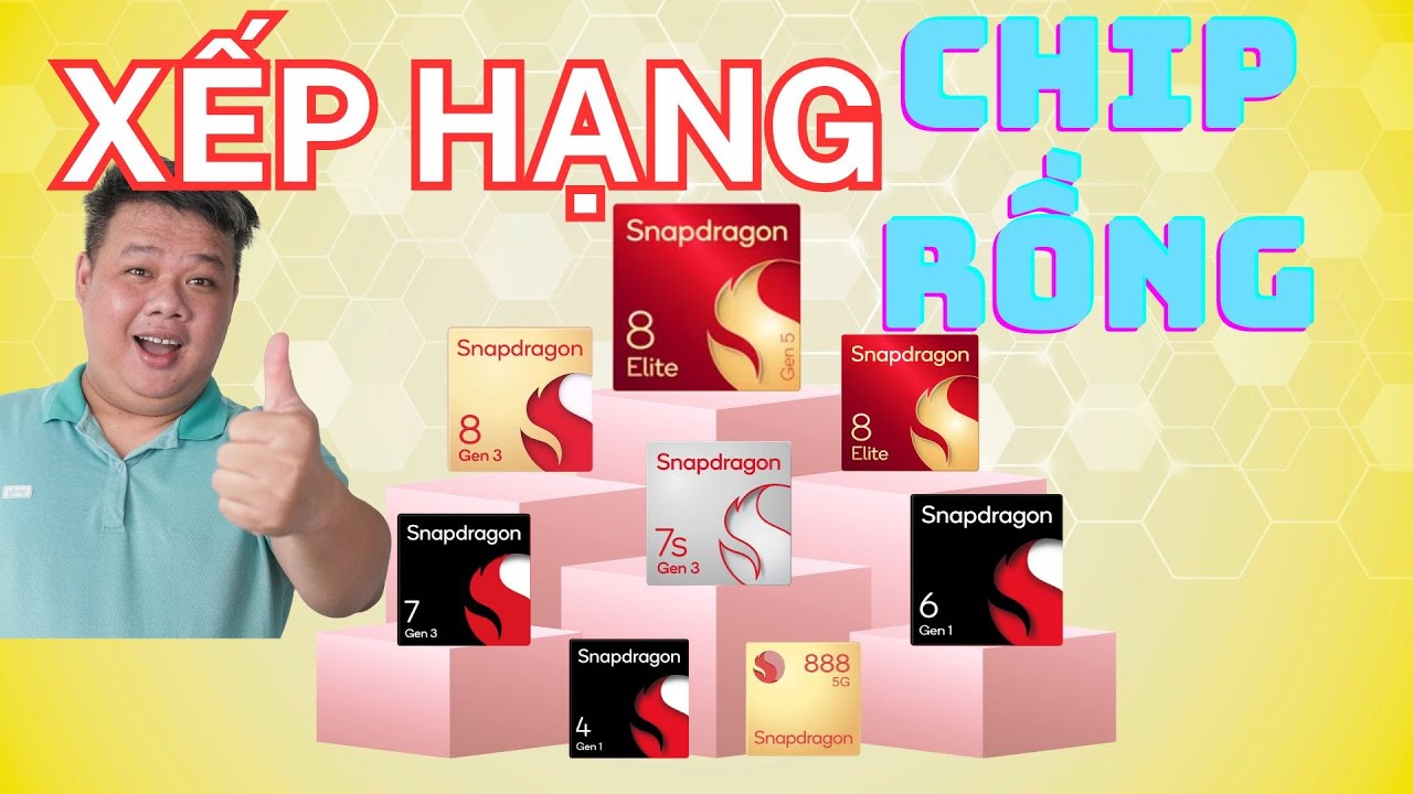 XẾP HẠNG 20 CON CHIP QUALCOMM PHỔ BIẾN HIỆN NAY, ANH EM MUA CHIP RỒNG THAM KHẢO !!!