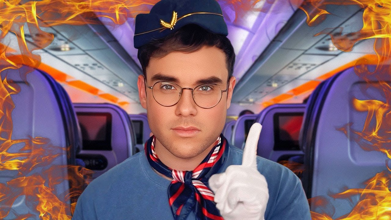 i'm your flight attendant... let's start some drama on this plane