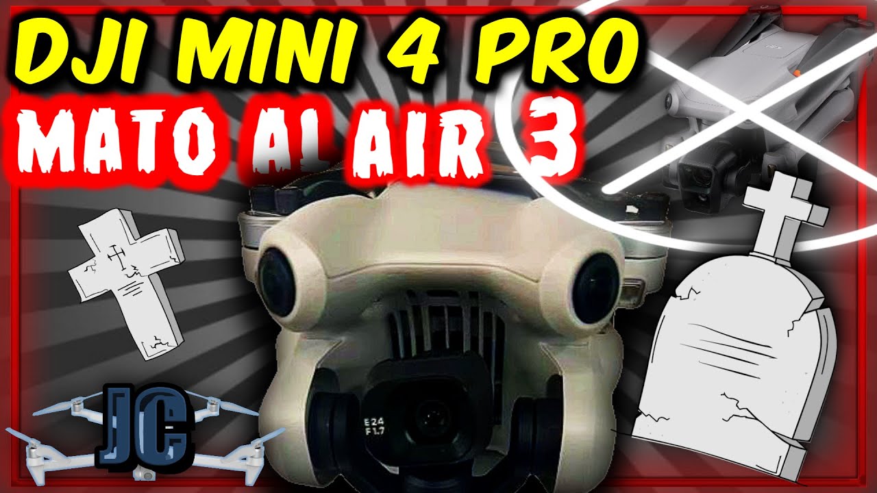 MINI 4 PRO VS AIR 3 | El nuevo MINI de DJI convertido en el reciente AIR 3 pero más pequeño