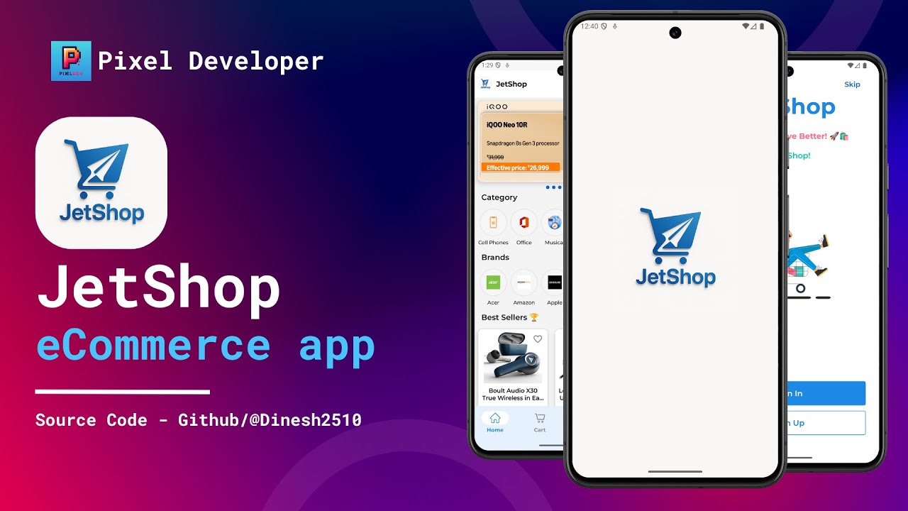 JetShop: E-commerce App with Kotlin Multiplatform | Jetpack Compose | Compose Multiplatform #kotlin